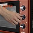 Horno Grill Eléctrico de 45L Esmaltado 1400W Rojo Atma HGAR4523PI
