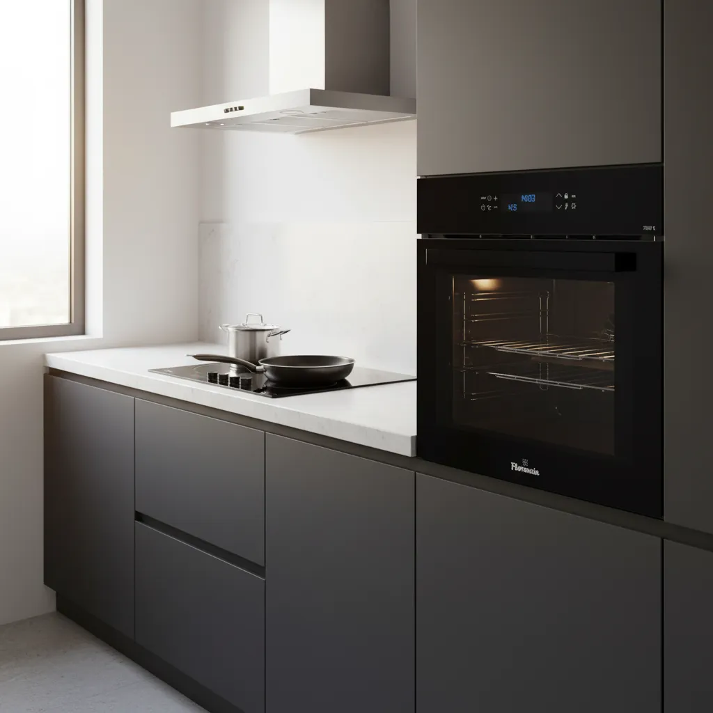 Horno Electrico Florencia 7887E + Anafe Induccion Florencia 6889F