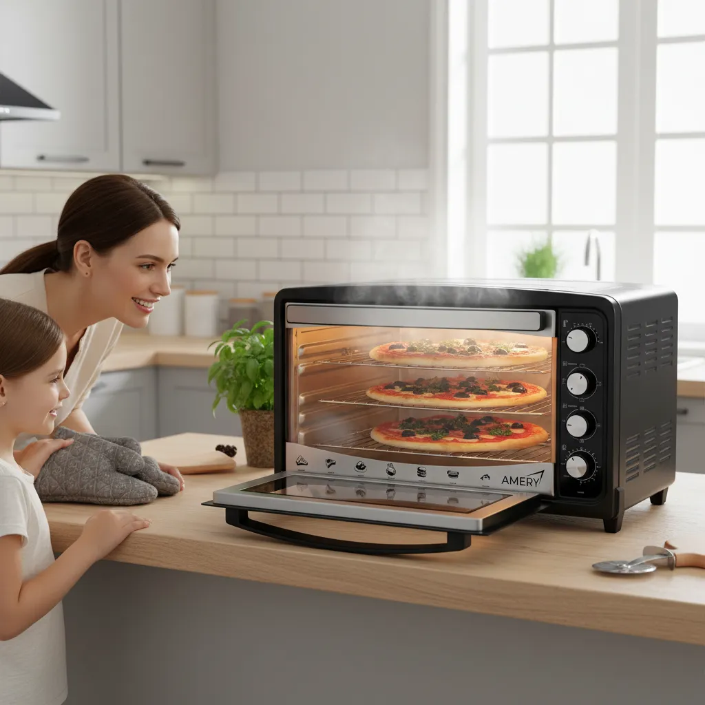 Horno Eléctrico Pizzero Espiedo Convección Amery AM-OP0070