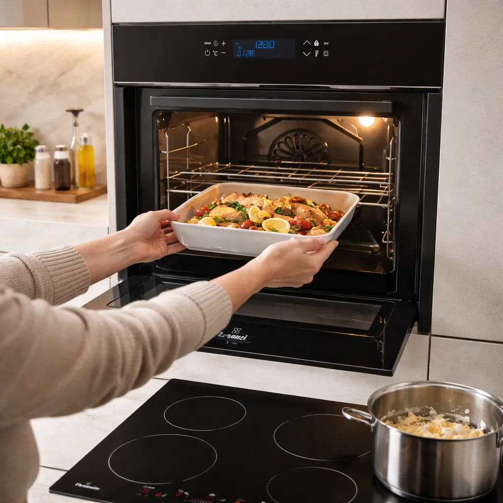 Horno Electrico Florencia 7887E + Anafe Induccion Florencia 6889F