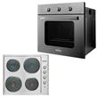 Combo Horno Eléctrico Empotrar Florencia + Anafe 4H Domec