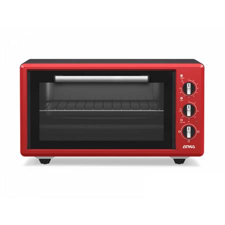 Horno Grill Eléctrico de 45L Esmaltado 1400W Rojo Atma HGAR4523PI